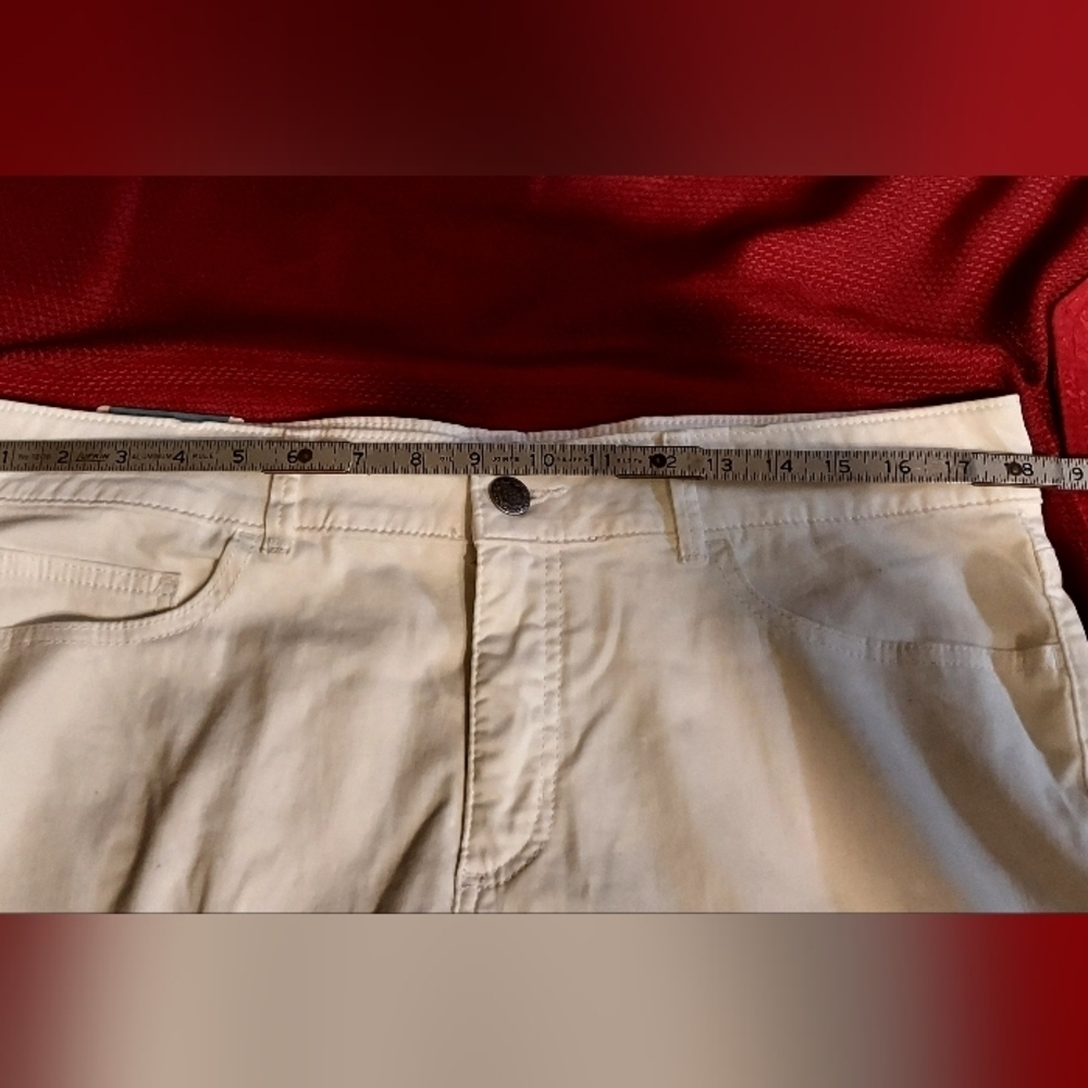 RIDERS by Lee women's capri slimming stretch MID Rise size 16 M - Picture 7 of 12